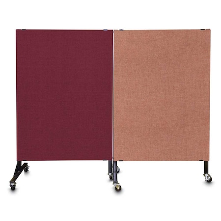 United Visual Products Enclosed Corkboard, 3 Door, 96"x48", 4" Fra UV3420-BLACK-FORBO